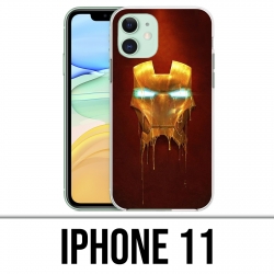 Custodia per iPhone 11 - Iron Man Gold