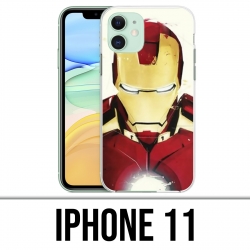Coque iPhone 11 - Iron Man Paintart