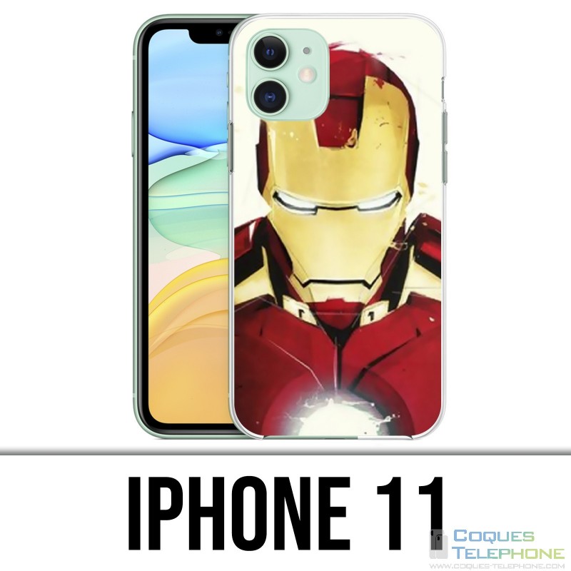 IPhone 11 Case - Iron Man Paintart