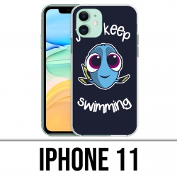 Coque iPhone 11 - Just Keep Swimming