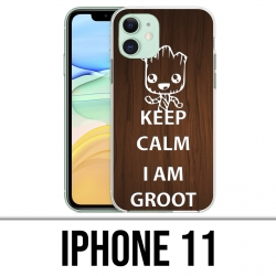 Coque iPhone 11 - Keep Calm Groot
