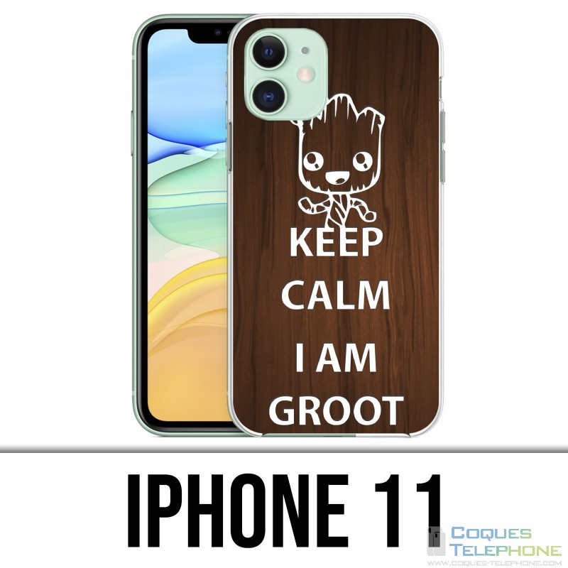 IPhone Case 11 - Mantenga la calma Groot