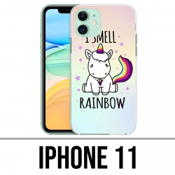 Custodia per iPhone 11 - Unicorn I Smell Raimbow