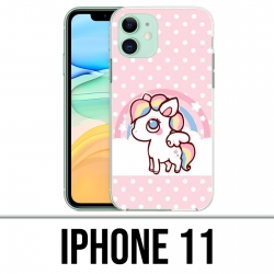 Custodia per iPhone 11 - Unicorn Kawaii