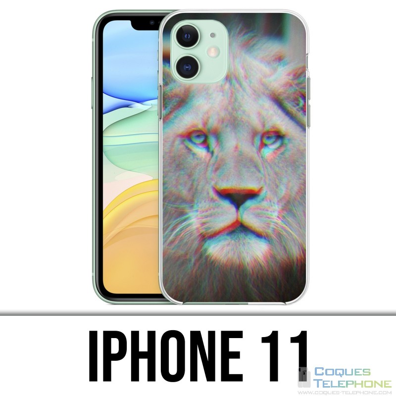 Funda iPhone 11 - Lion 3D