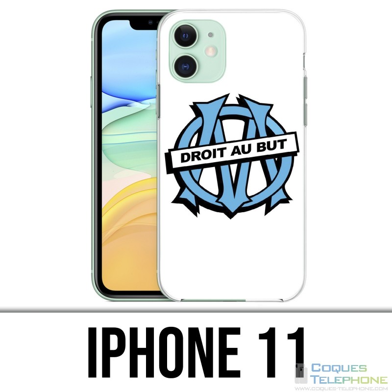 Funda iPhone 11 - Logo Om Marseille directo al gol