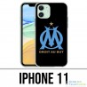 Custodia per iPhone 11 - Logo Om Marsiglia nero