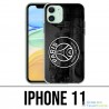 Funda iPhone 11 - Logo Psg Fondo negro
