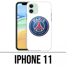Custodia per iPhone 11 - Logo Psg sfondo bianco