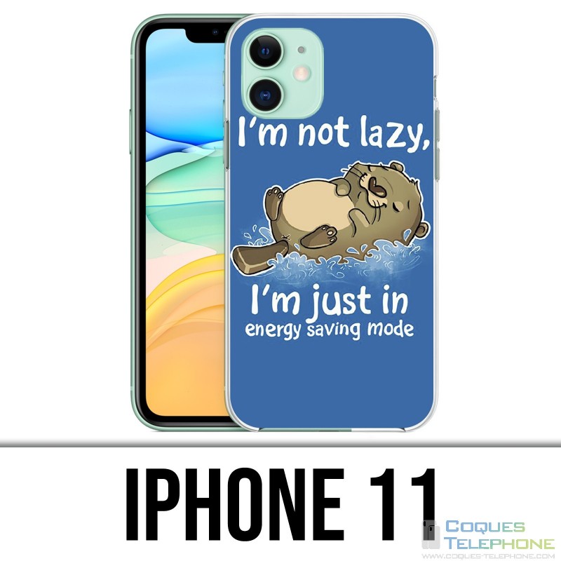 IPhone Case 11 - Loutre Not Lazy
