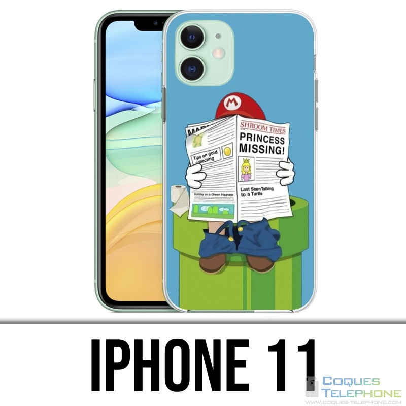 Coque iPhone 11 - Mario Humour