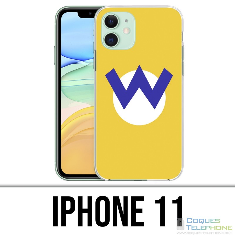 Coque iPhone 11 - Mario Wario Logo