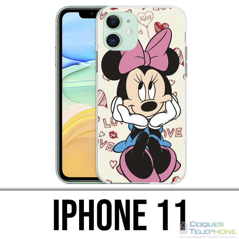 Coque iPhone 11 - Minnie Love