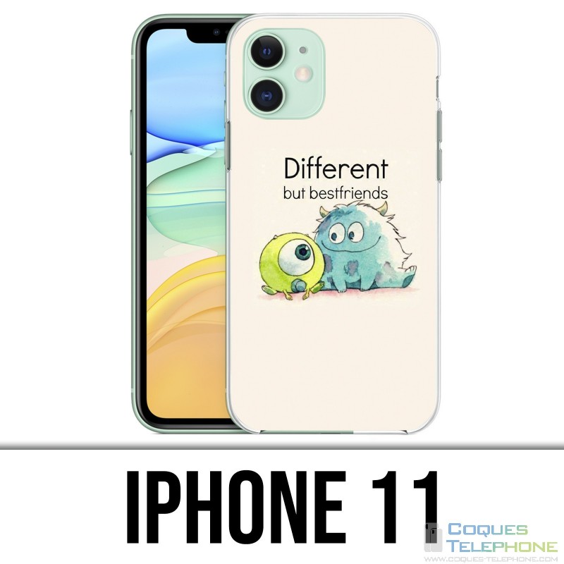 Coque iPhone 11 - Monstre Cie Best Friends
