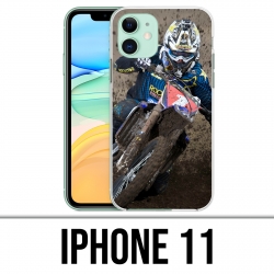 Coque iPhone 11 - Motocross Boue