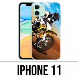 Coque iPhone 11 - Motocross Sable