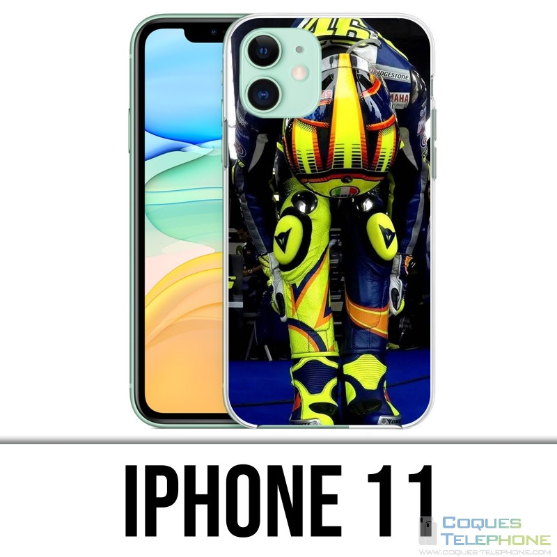 Funda iPhone 11 - Concentración Motogp Valentino Rossi