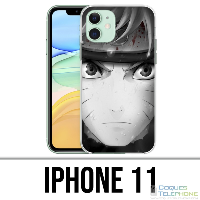 IPhone 11 Fall - Naruto Schwarzweiss