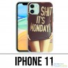 Custodia per iPhone 11 - Oh Merda Monday Girl