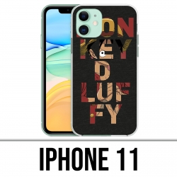 Einteiliger Affe D.Luffy iPhone 11 Fall