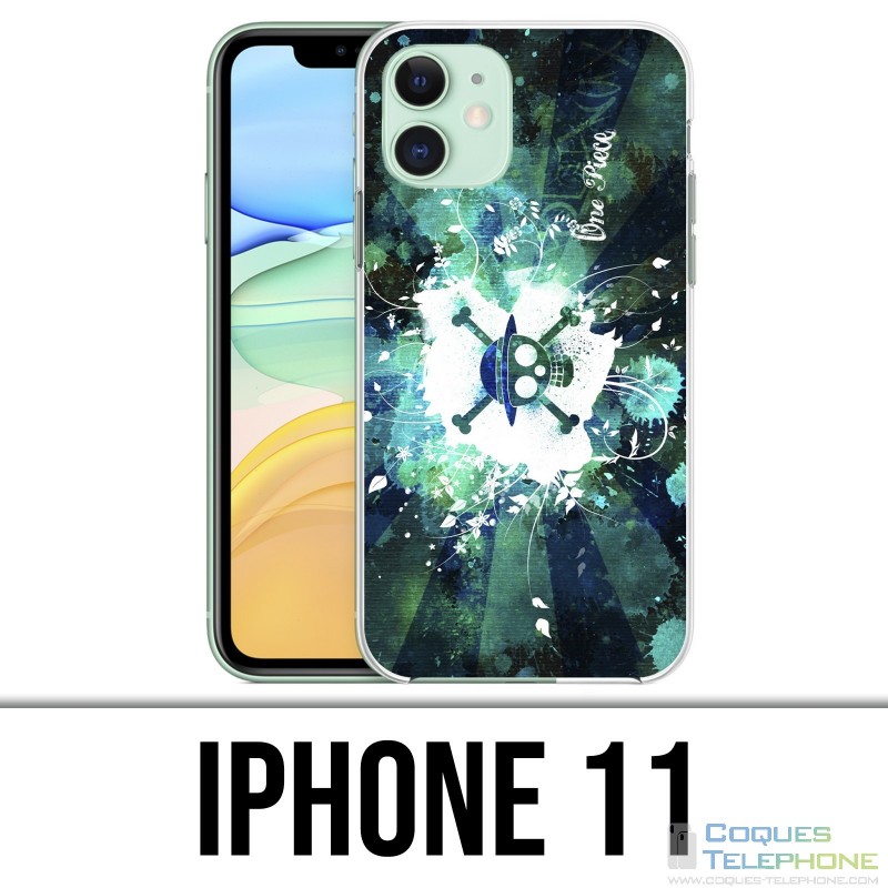 Custodia per iPhone 11 - One Piece Neon Green