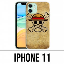 Custodia per iPhone 11 - One Piece Logo vintage