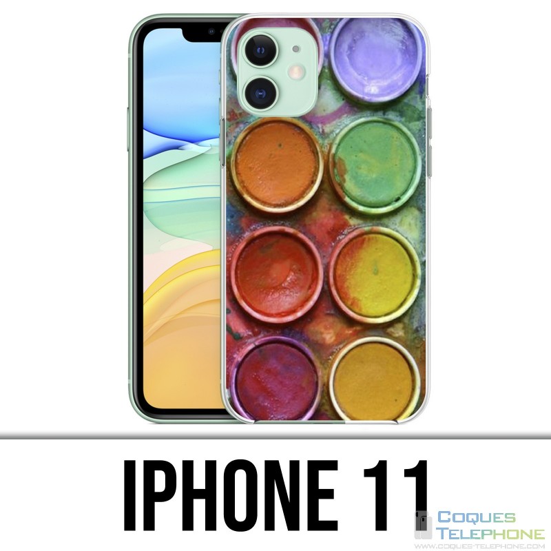 Coque iPhone 11 - Palette Peinture