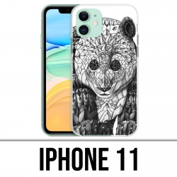 Coque iPhone iPhone 11 - Panda Azteque