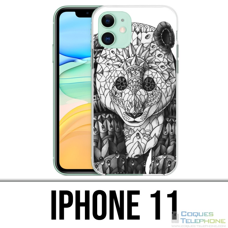 IPhone 11 case - Panda Azteque