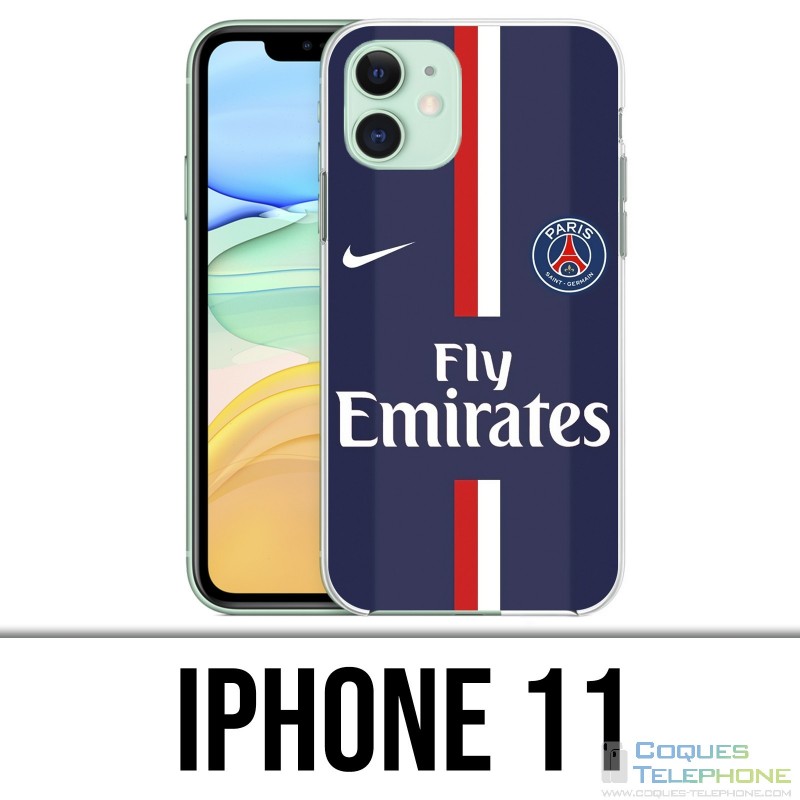 Coque iPhone 11 - Paris Saint Germain Psg Fly Emirate