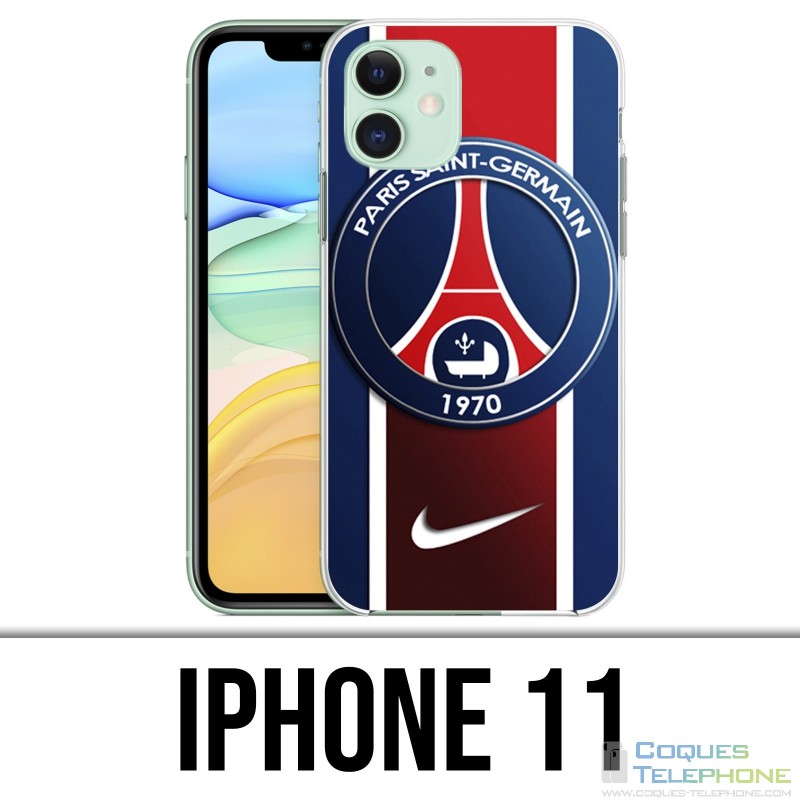 Coque iPhone 11 - Paris Saint Germain Psg Nike