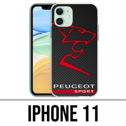 Coque iPhone 11 - Peugeot Sport Logo