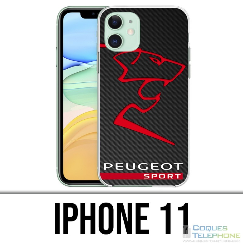 Funda para iPhone 11 - Logotipo de Peugeot Sport