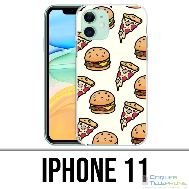 Coque iPhone 11 - Pizza Burger