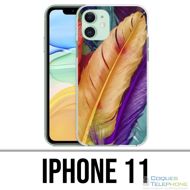 Funda iPhone 11 - Plumas