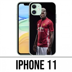Custodia per iPhone 11 - Pogba Manchester