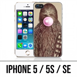 Coque iPhone 5 / 5S / SE - Star Wars Chewbacca Chewing Gum