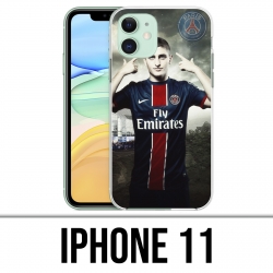 Coque iPhone 11 - PSG Marco Veratti