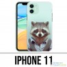 Funda para iPhone 11 - Disfraz de mapache