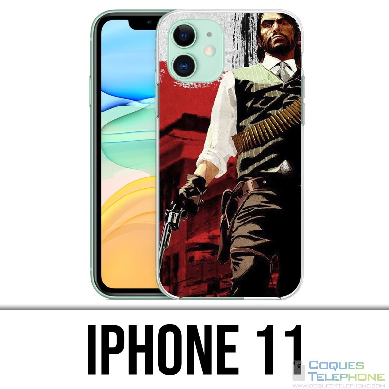 Coque iPhone 11 - Red Dead Redemption Sun