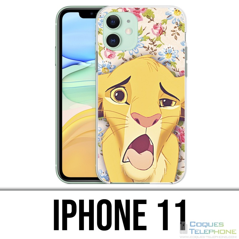 Coque iPhone 11 - Roi Lion Simba Grimace