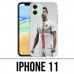 Coque iPhone 11 - Ronaldo Football Splash