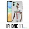 Custodia per iPhone 11 - Ronaldo Football Splash