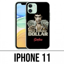 Coque iPhone 11 - Scarface Get Dollars