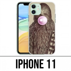 Coque iPhone 11 - Star Wars Chewbacca Chewing Gum