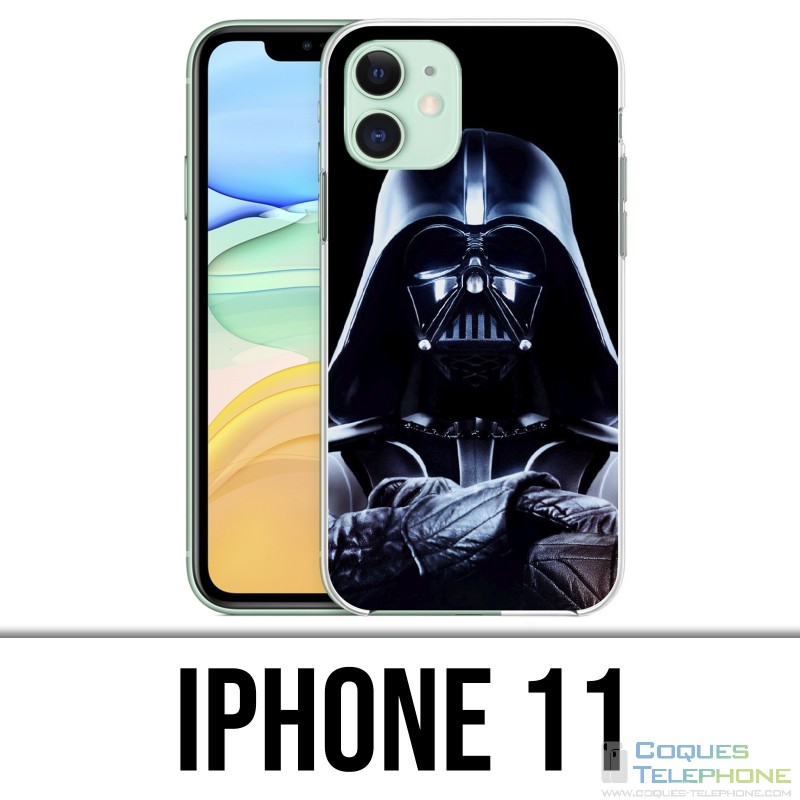 Coque iPhone 11 - Star Wars Dark Vador Casque