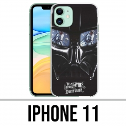 Custodia per iPhone 11 - Star Wars Dark Vader Moustache