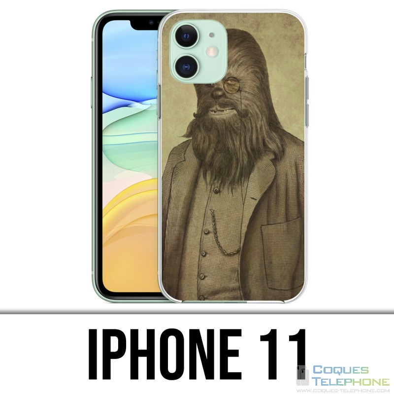 Coque iPhone 11 - Star Wars Vintage Chewbacca
