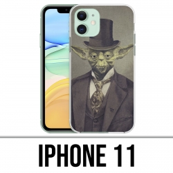 Coque iPhone 11 - Star Wars Vintage Yoda