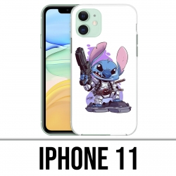 Coque iPhone 11 - Stitch Deadpool